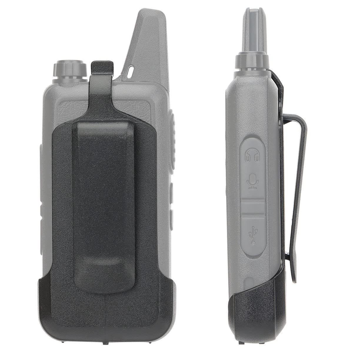 10 paket orijinal Walkie Talkie kemer klipsi ile uyumlu iki yönlü telsiz WLN KD-C1 Retevis RT22 Zast