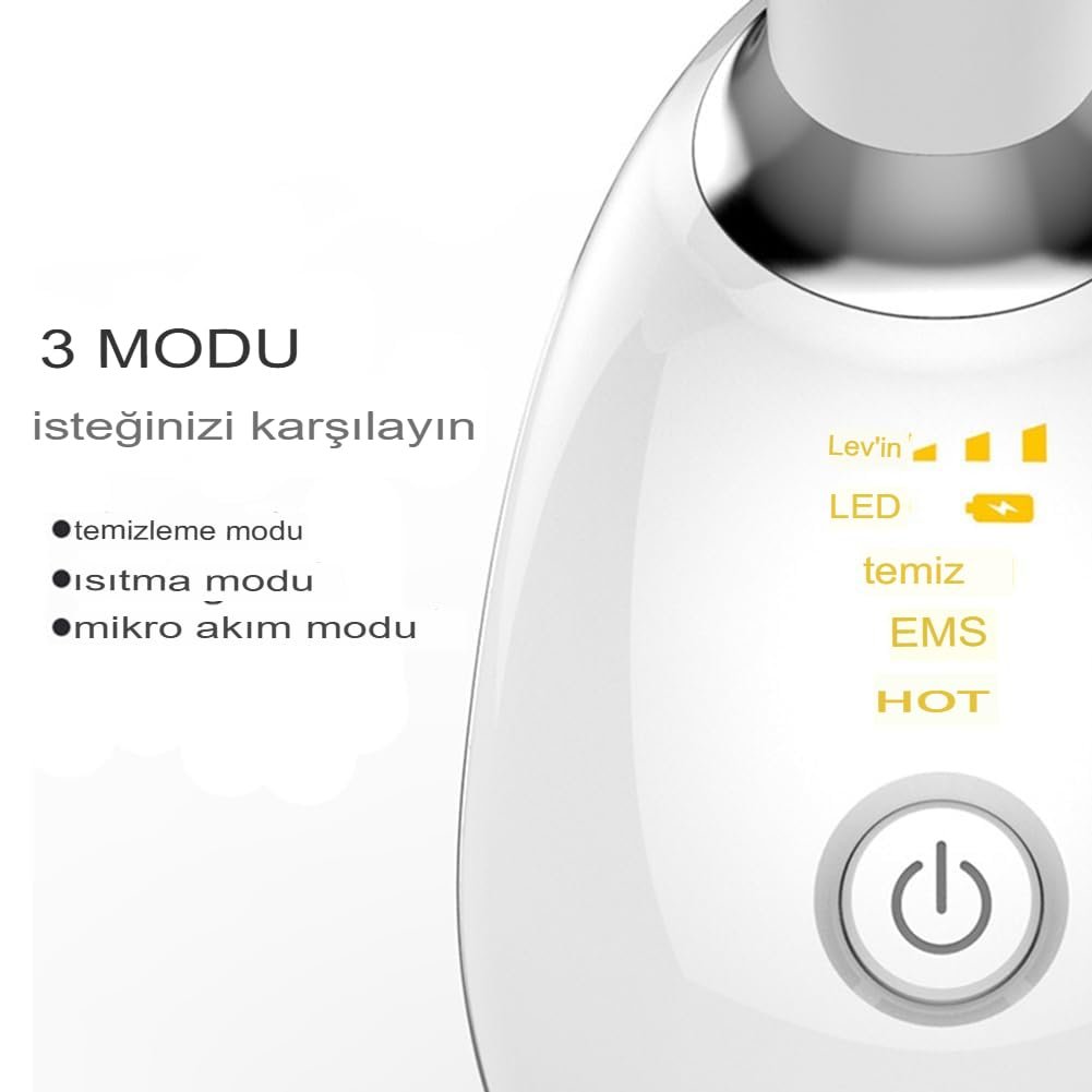 AEE® Yüz Ve Boyun Kırışıklık Giderici Ems Güzellik Cihazı 3 Modlu Temizleyici Sıkılaştırıcı Güzellik Aleti