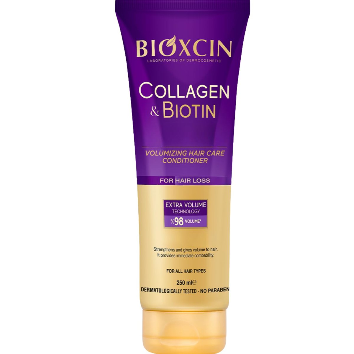 Bioxcin Collagen  Biotin Hacim Veren Saç Bakım Kremi 250 ml – İnce Telli ve Hacimsiz Saçlar İçin Dolgunlaştırıcı ve Nemlendirici Bakım