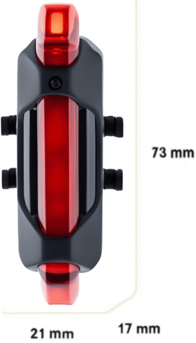 Busstier USB Şarj Edilebilir LED Bisiklet Arka Lambası – Su Geçirmez ve Parlak Güvenlik Işığı