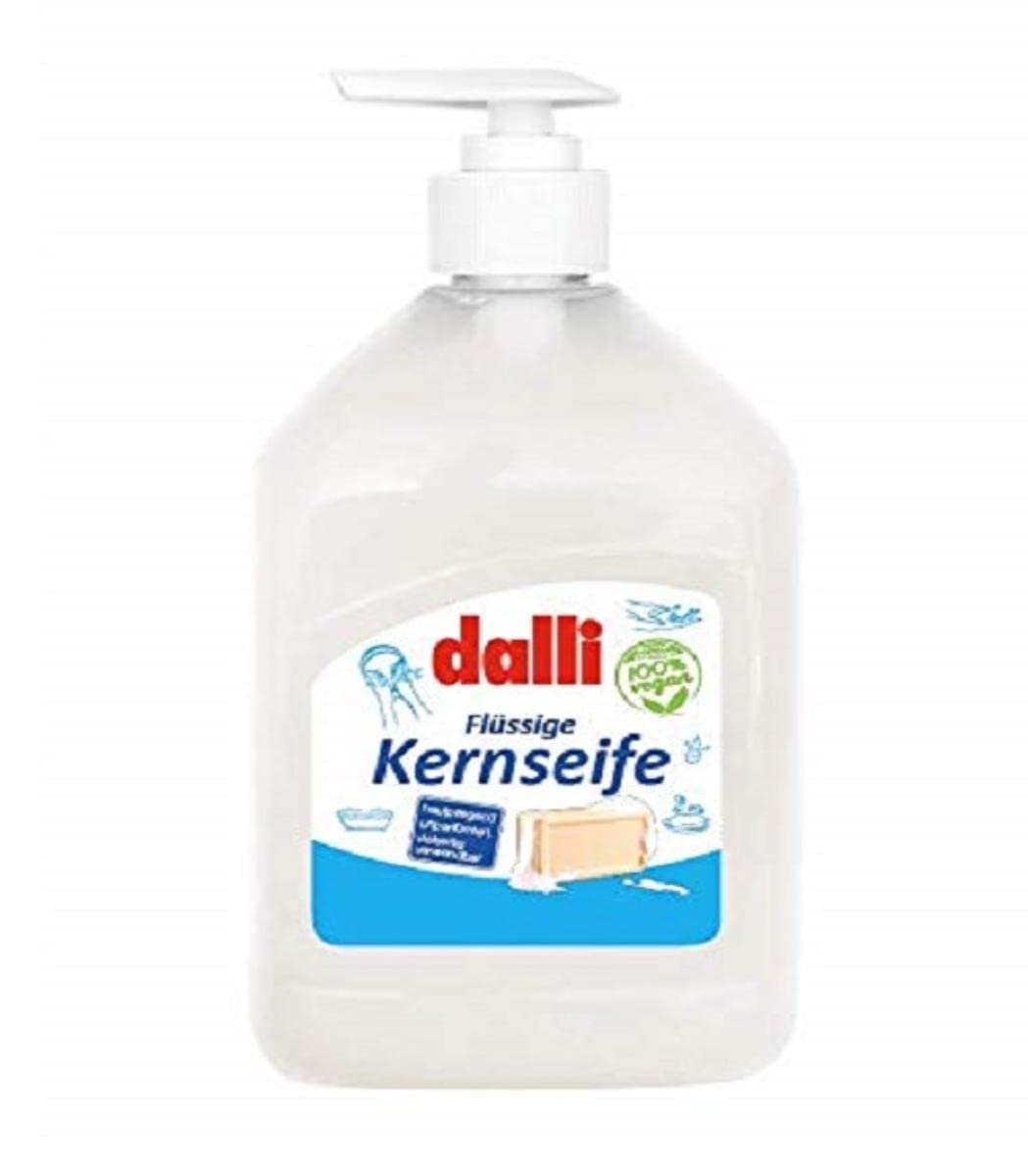 Dalli Sıvı sabun, 500 ml parfümsüz sabun, cilt bakım sağlayan evrensel (tekli paket)