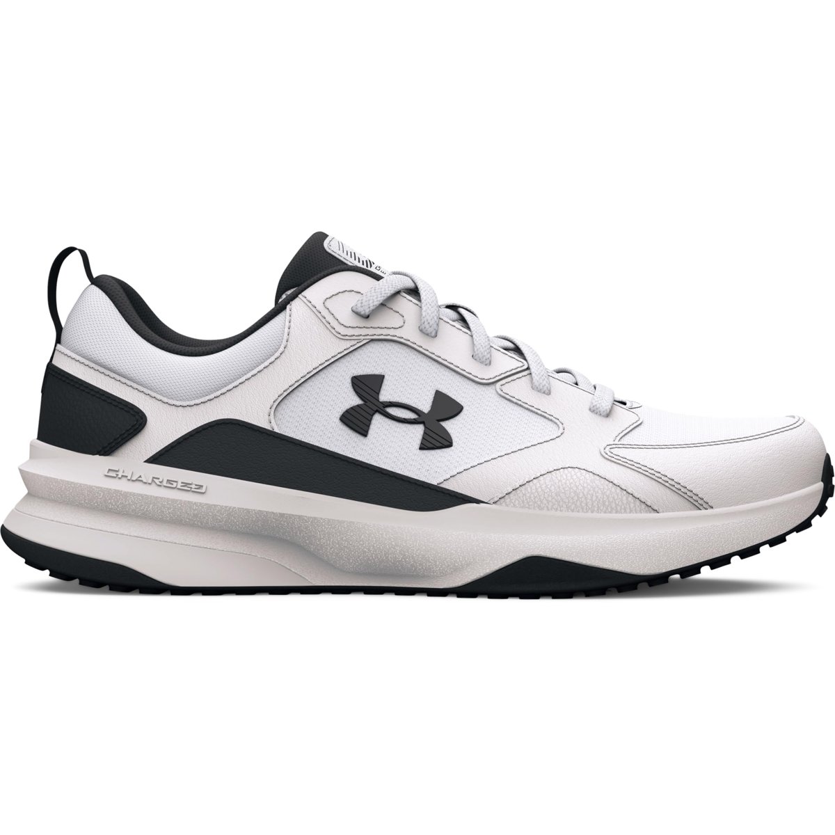 Under Armour UA Charged Edge Erkek Sportstyle Ayakkabı White/White/Black 42