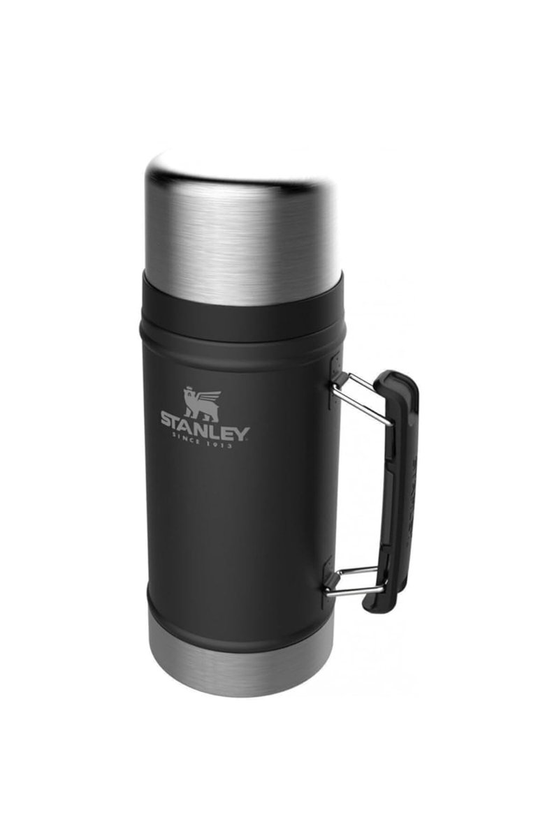 STANLEY Classic Legendary Yemek Termosu 0.94 Litre - Mat Siyah | Paslanmaz Çelik