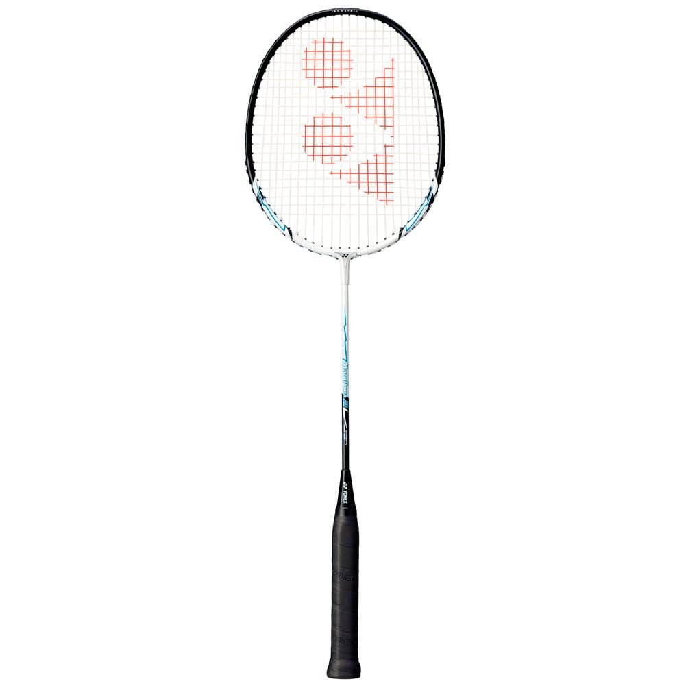 Yonex Kas Gücü 2 Badminton Önceden Telli Raket (Beyaz/Mavi) (UG4)