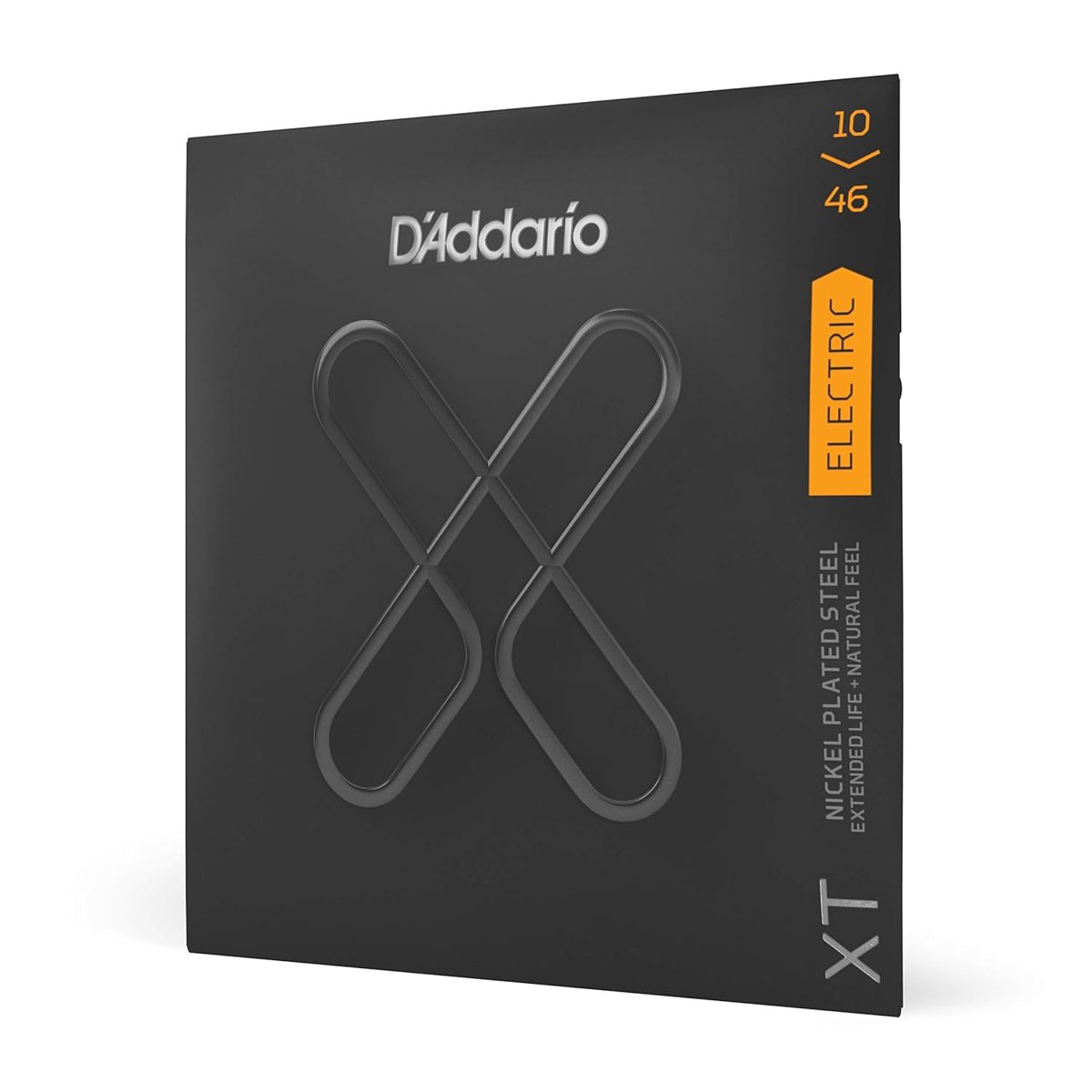 D'Addario XTE1046, XT Elektro Gitar Strings Nikel Kaplama Çelik, Düzenli Işık, 10-46
