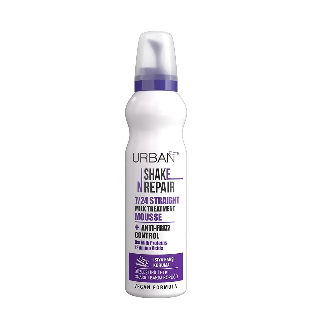 Urban Care Shake N Repair 7/24 Düzleştirici Etkili Saç Bakım Köpüğü, 150 Mililitre, Vegan