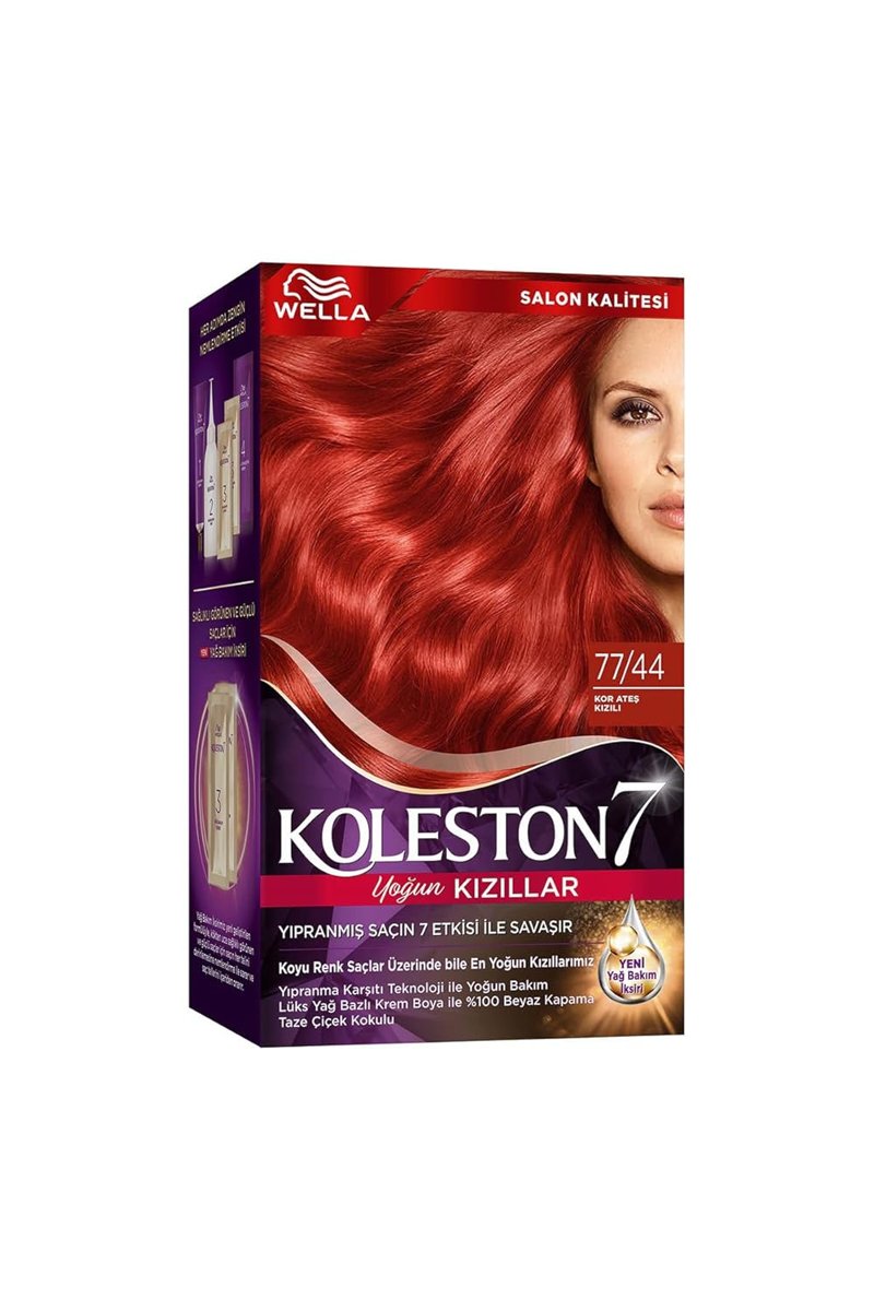 Koleston Supreme Kit Saç Boyası 77/44 Kor Ateş Kızılı