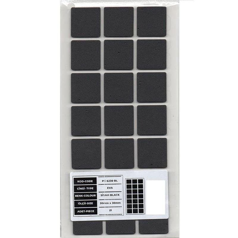 Gürçay Hırdavat Mobilya Altı Zemin Koruyucu Eva 30 * 30mm
