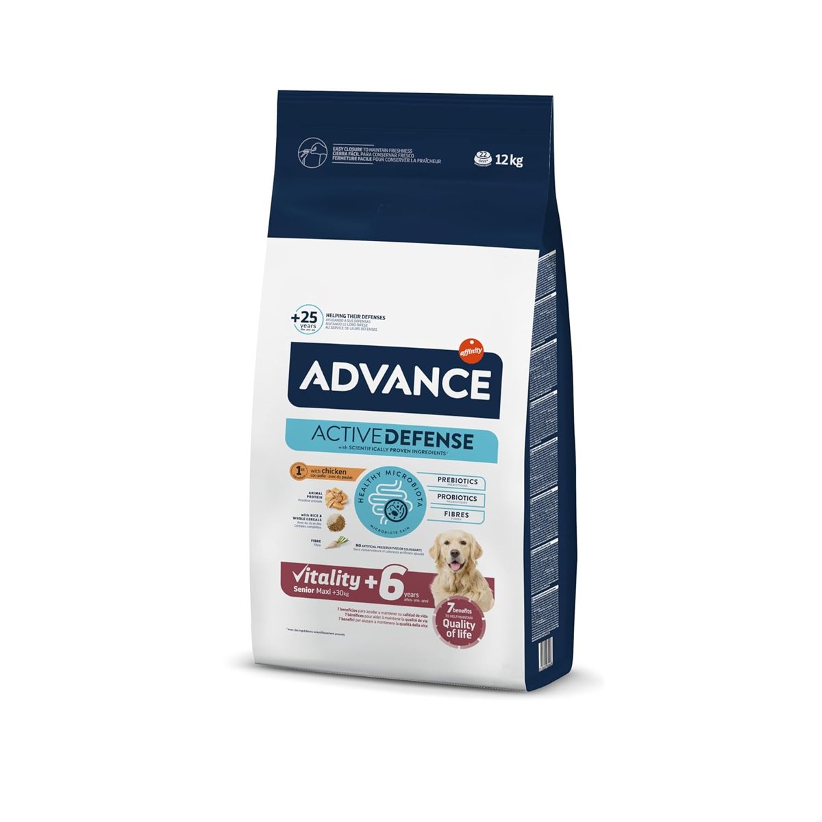 Advance Dog Maxi Senior +6 Vitality 12Kg