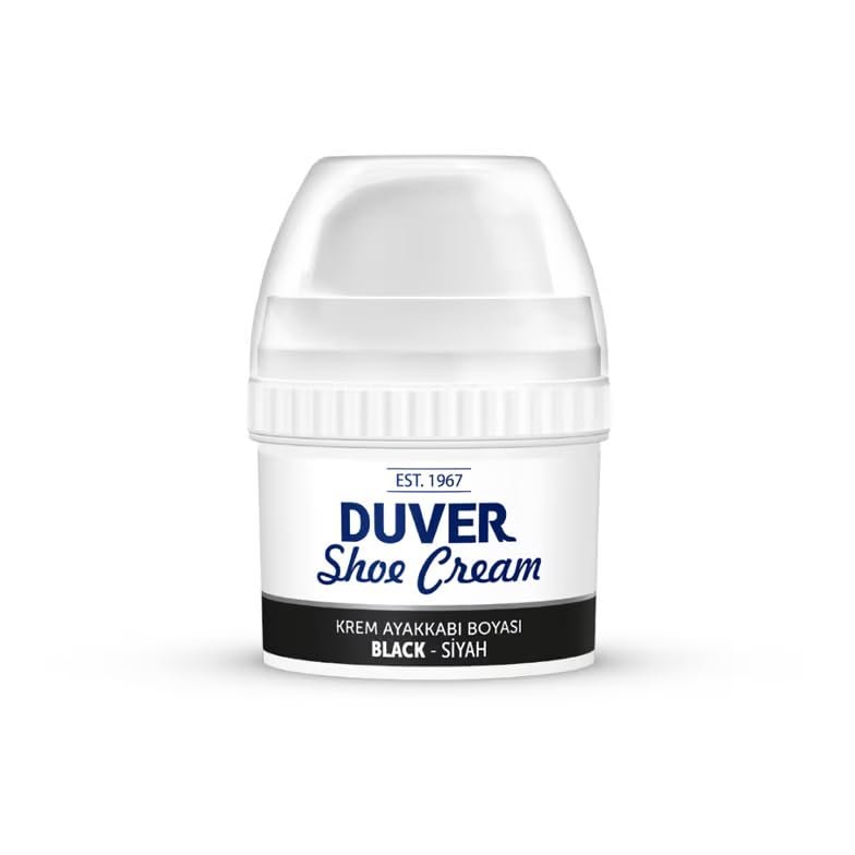 Duver Ayakkabı ve Bot İçin Kendinden Parlaklık Sağlayan Krem Ayakkabı Boyası (Siyah)