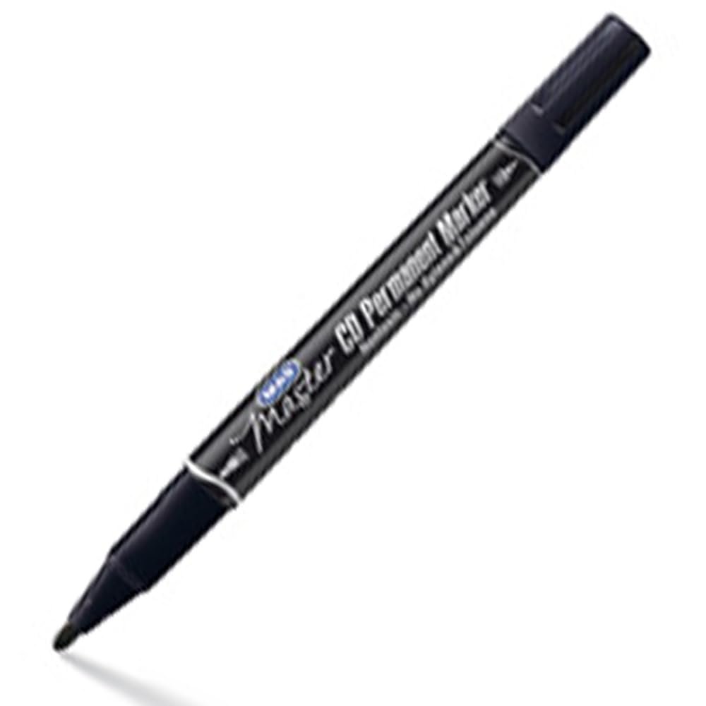 Mas 131500641401 6414 Permanent CD Marker, Siyah