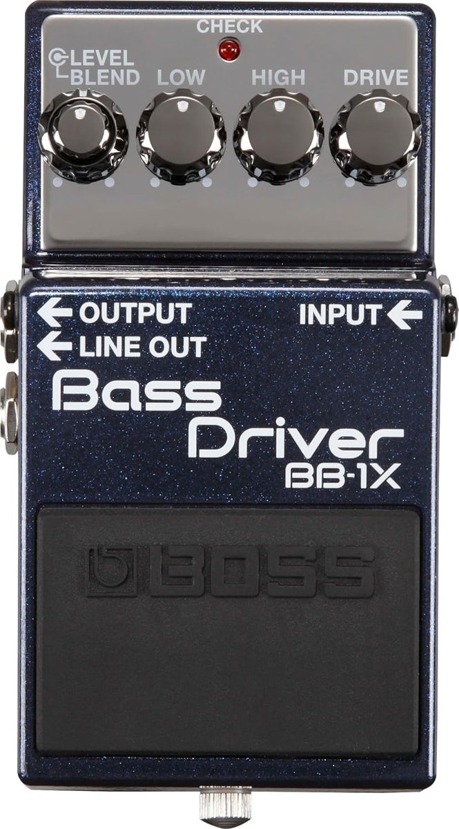 BOSS BB-1X Bass Driver Pedal - Pedal Etkileri, Mavi