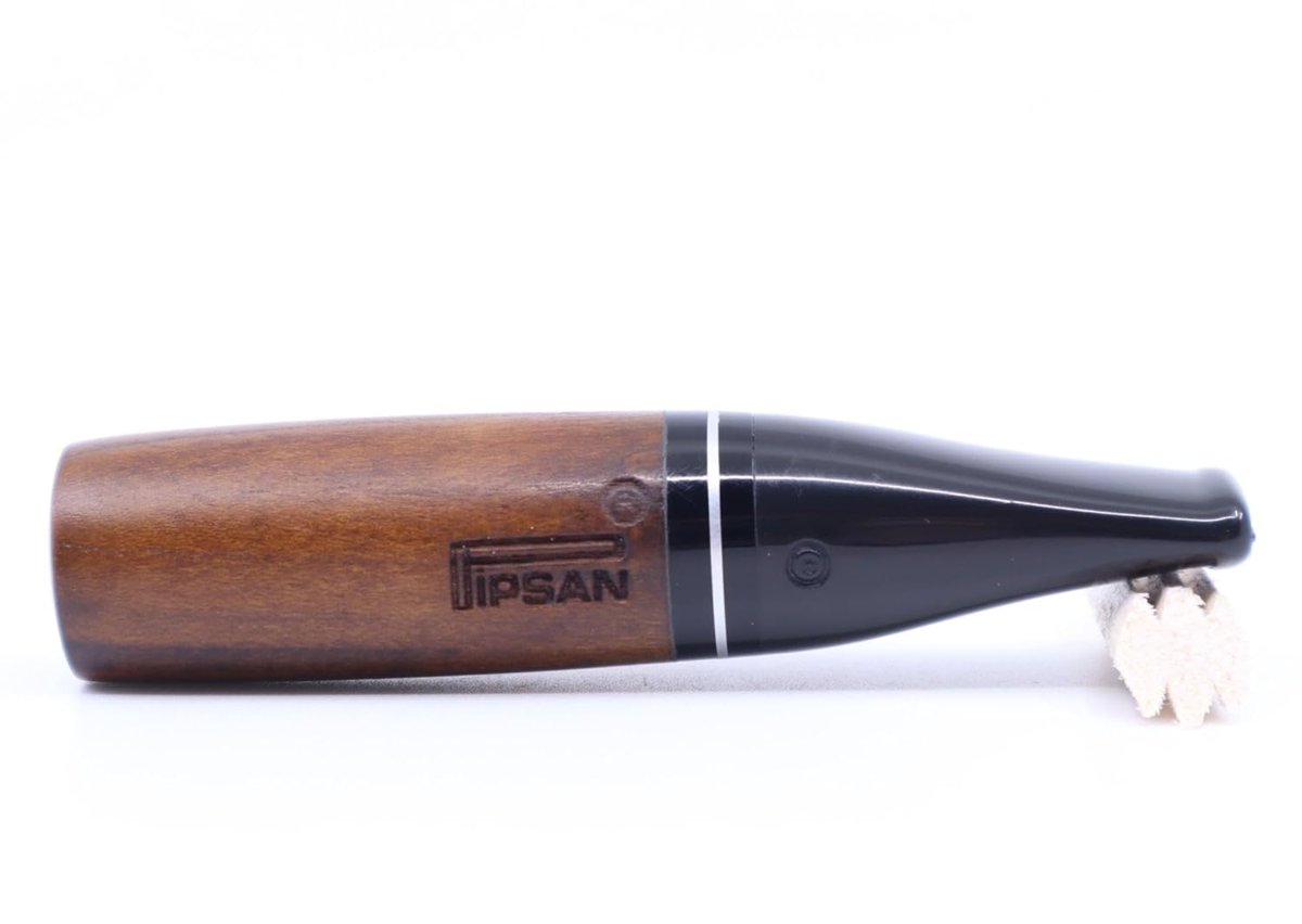 Pipsan Toscanello Backwoods Ağızlık Kahverengi - Siyah Şeritli