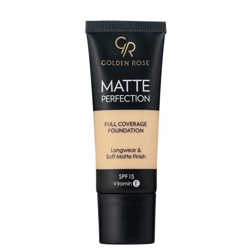 Golden Rose Matte Perfection Foundation - Natural 01 - Yoğun Kapatıcı Mat Fondöten