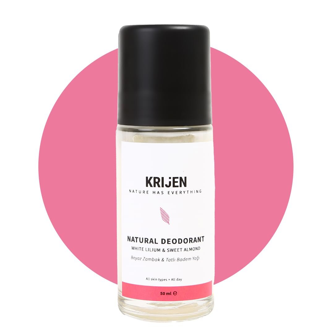 Beyaz Zambak  Tatlı Badem Roll-On Deodorant 50 Ml - Bitkisel Ter Kokusu Önleyici