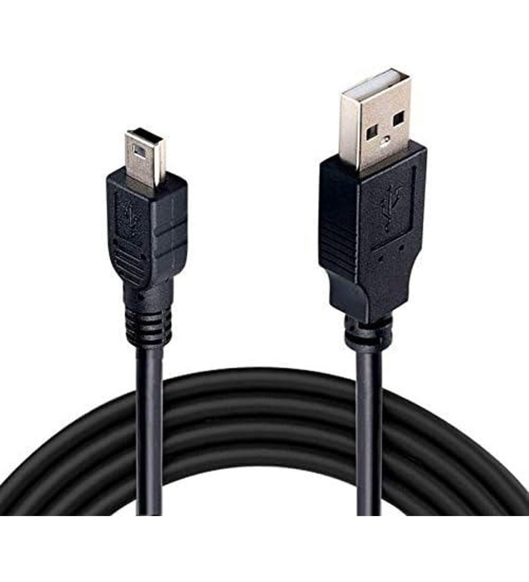 Alfais 4575 Mini USB to USB Data Şarj Kablosu, Siyah