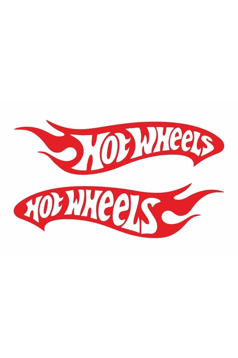 Hot Wheels Araba, Motorsiklet, Kask, Laptop, Cam, Duvar Sticker 23x6 cm 2 adet