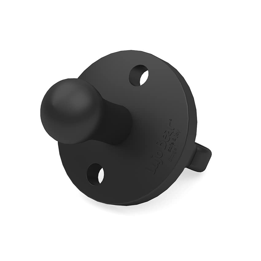 Lujo Bear SafeJoy Silikon Emzik ve Diş Kaşıyıcı Stage 1 (0-6 Ay) Black