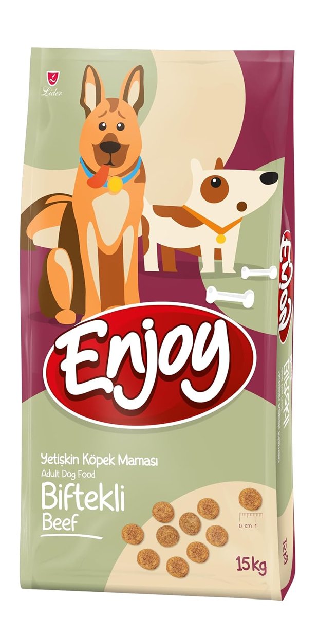 Enjoy Biftekli Yetişkin Köpek Maması 15 Kg