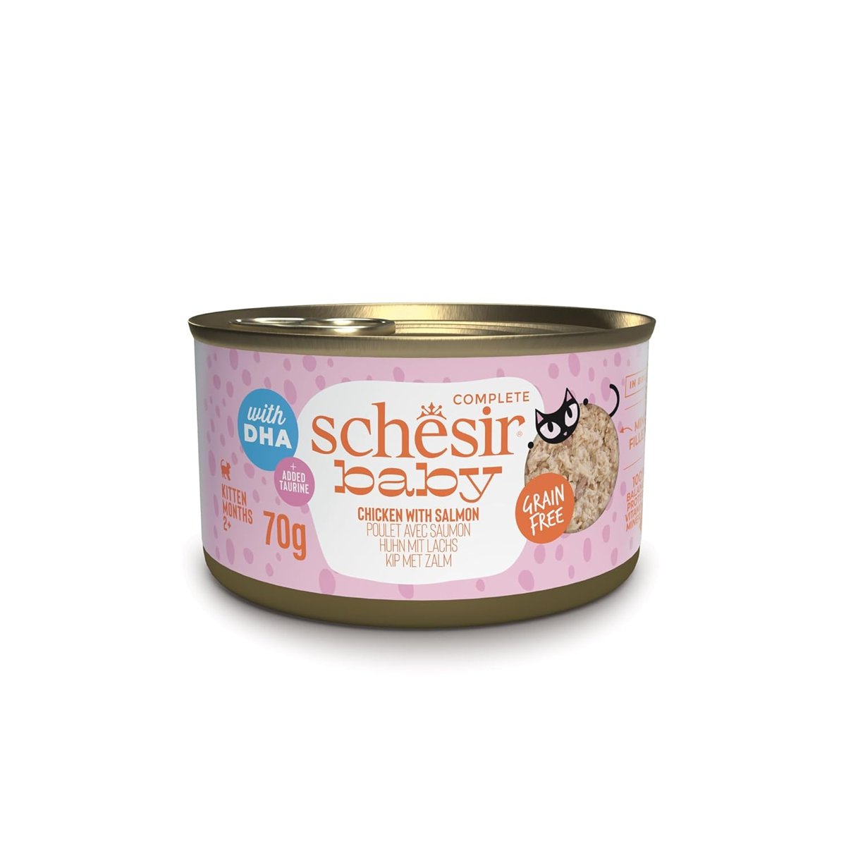 Schesir Baby Tavuk ile Somon Mus Konserve 70g