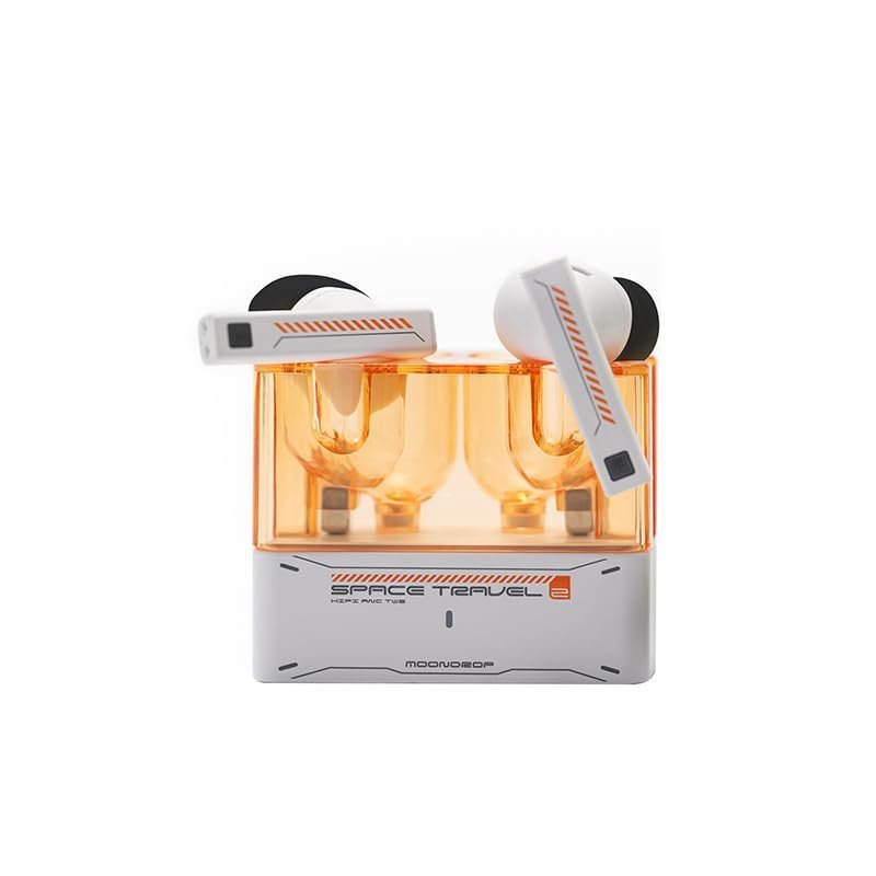 Moondrop Space Travel 2 True Wireless Headphone (TWS) | White Orange