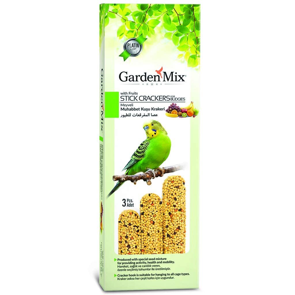 Gardenmix Meyveli Muhabbet Kuşu Krakeri 3 Adet 120 gr
