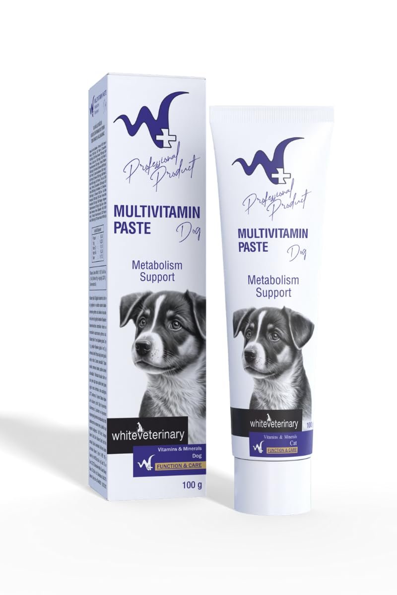 w+ whiteveterinay Multivitamin Dog Paste 100 Gr (Köpekler için Multivitamin Macunu)