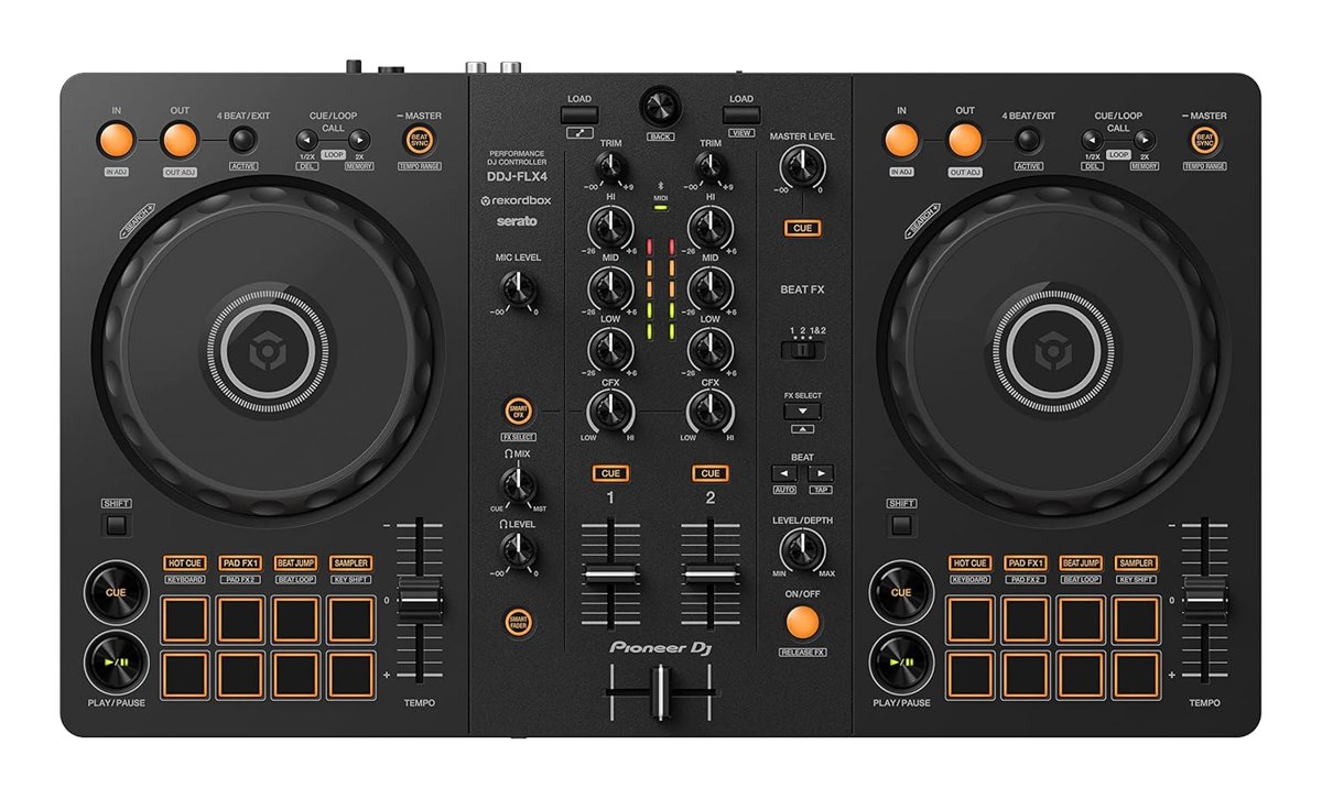 Pioneer DJ Pioneer DDJ-FLX4 Taşınabilir 2 Kanallı DJ Controller