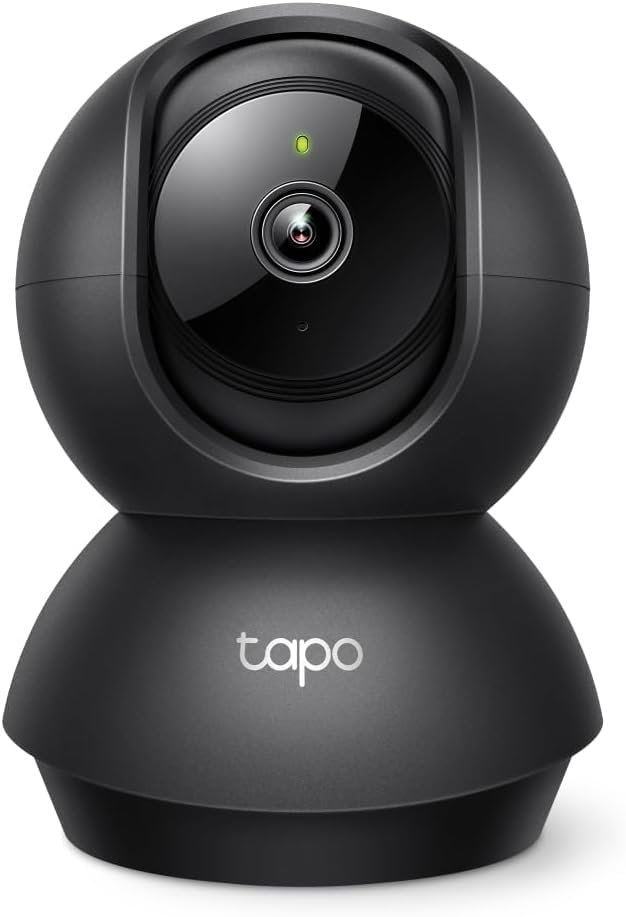 TP-Link Tapo C211 2K 3MP Yatay ve Dikey Ev Güvenliği Wi-Fi Kamerası, Gece Görüşü, IP66 Su Geçirmez, Siyah Renk + 64GB Kioxia MicroSD Bellek