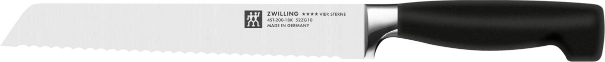 Zwilling Four Star Mutfak Bıçağı, Paslanmaz Çelik, Siyah