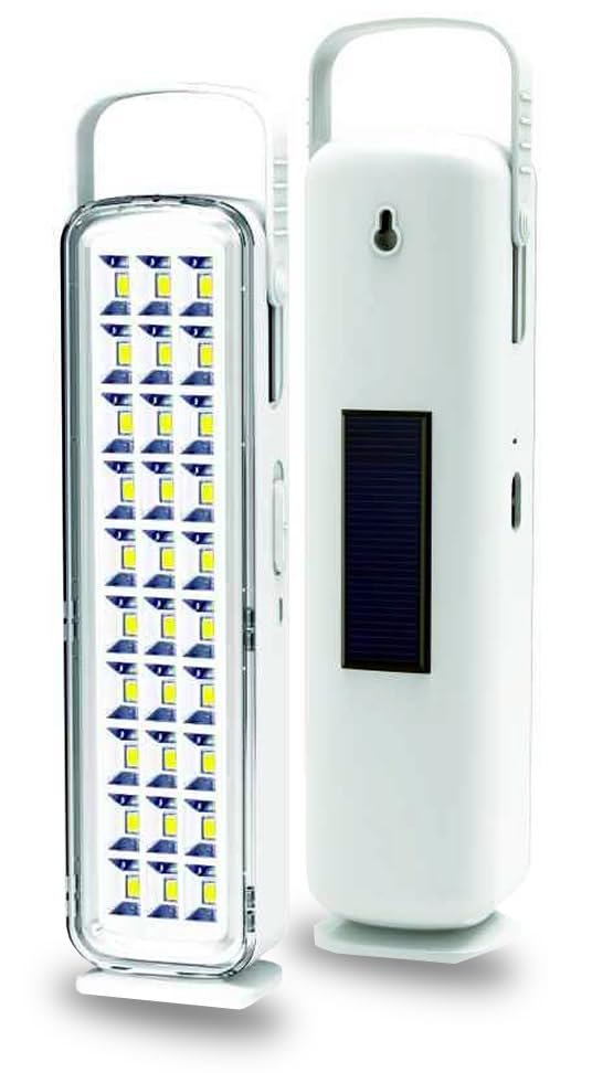 Pelsan 30 Ledli Solar Işıldak, 6500 Kelvin Beyaz Işık, Şarj Edilebilir 2000mAh Batarya, Taşınabilir ve Asılabilir Kampçı Lambası - 206489
