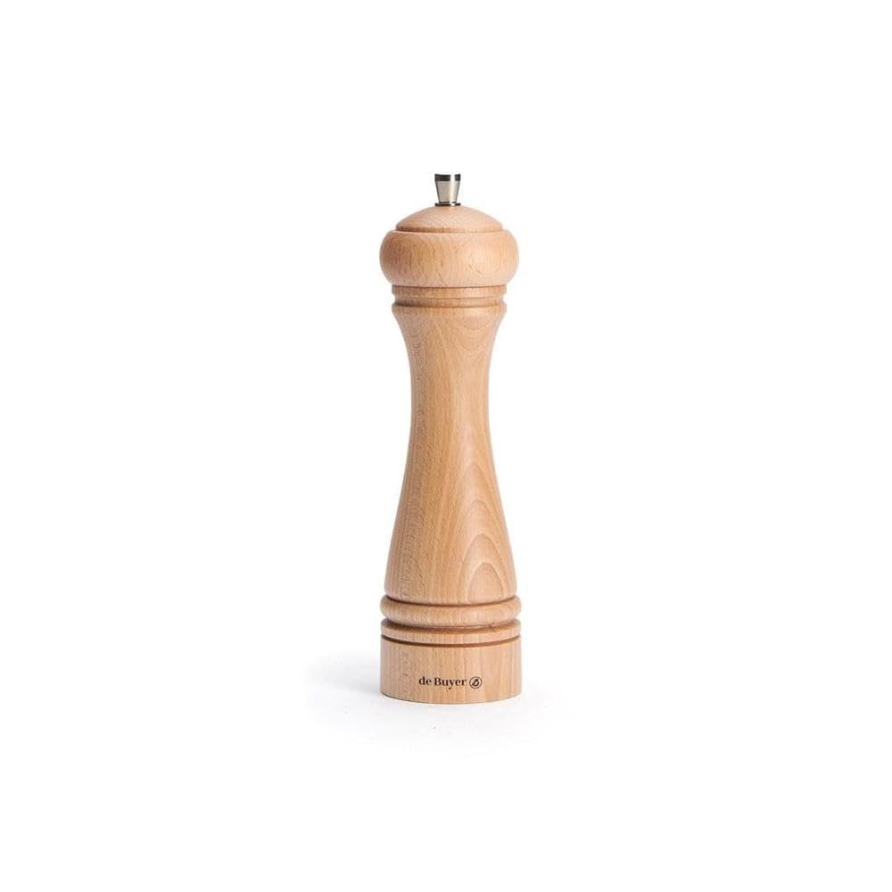 De Buyer Marlux P247.210101 Karabiber Değirmeni Ahşap Doğal 5,5 X 5,5 X 21 Cm