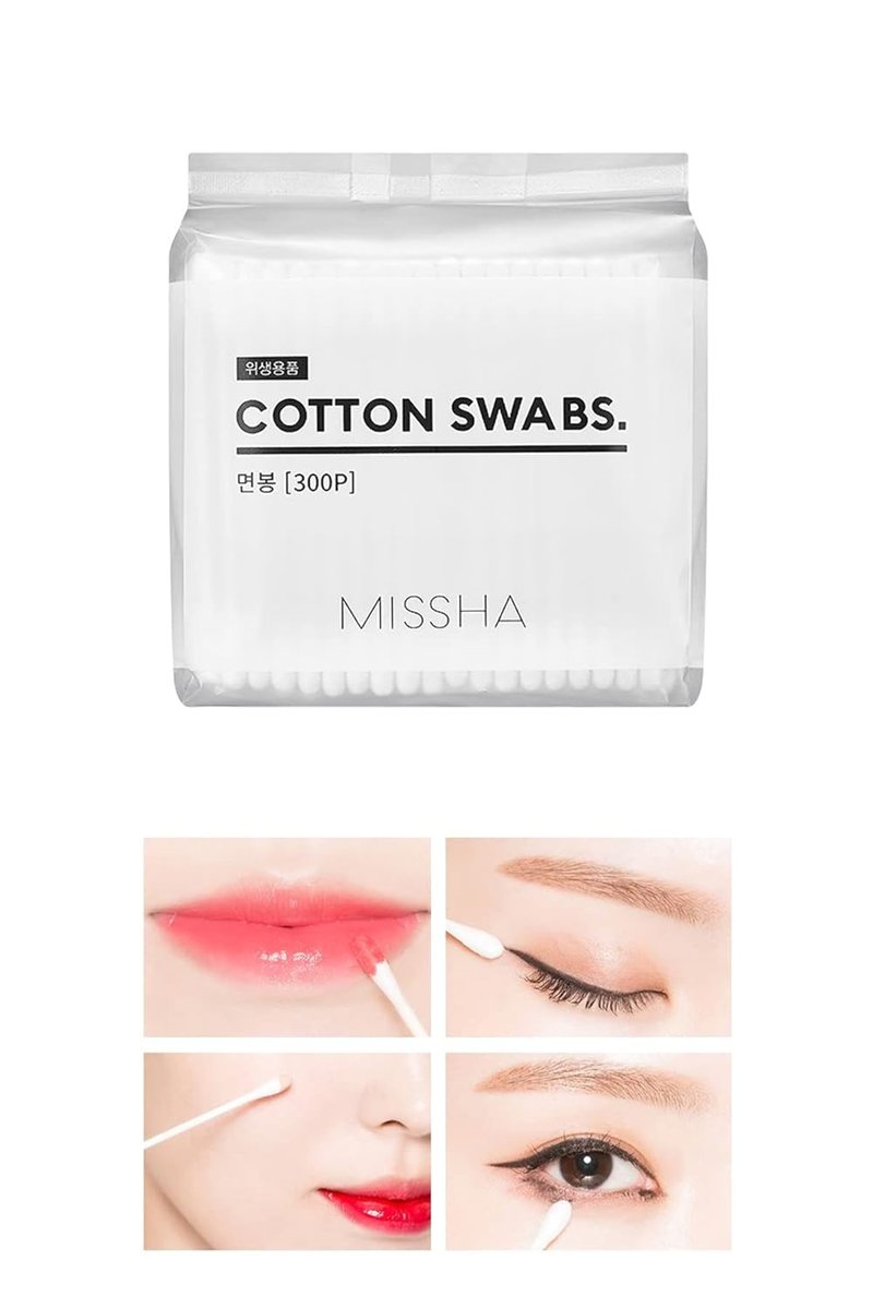 Çift Taraflı Makyaj Pamuğu Cotton Swabs (300Adet)