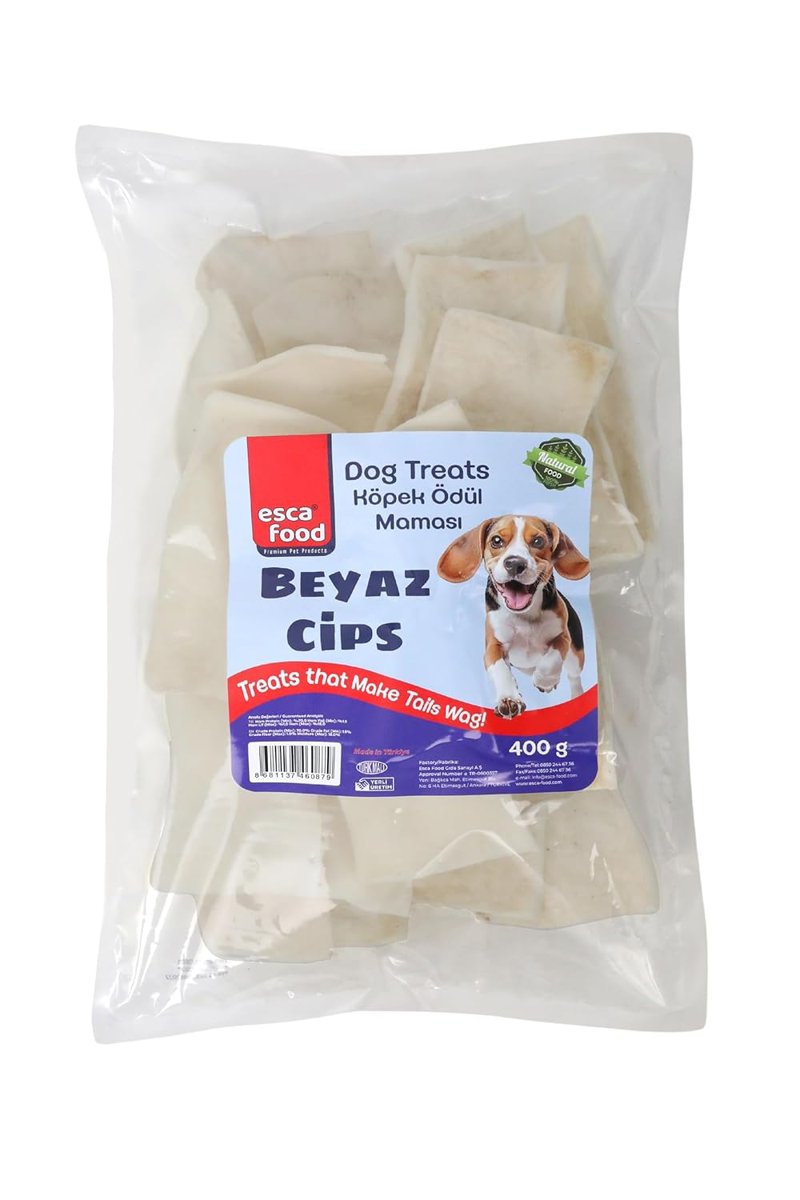 Esca Food Beyaz Deri Cips 400 Gram Köpek Ödül Maması