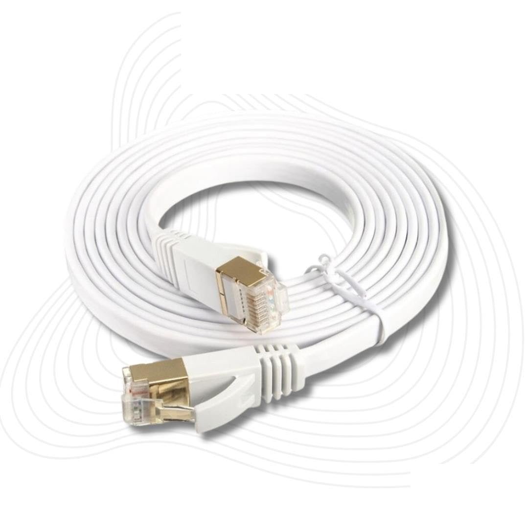 Tkz Lunatic 5642 Cat7 Rj45 Modem Internet Kablosu 1 Metre 10gbps 600mhz UÇLARI FABRİKASYON TAKILI Bi