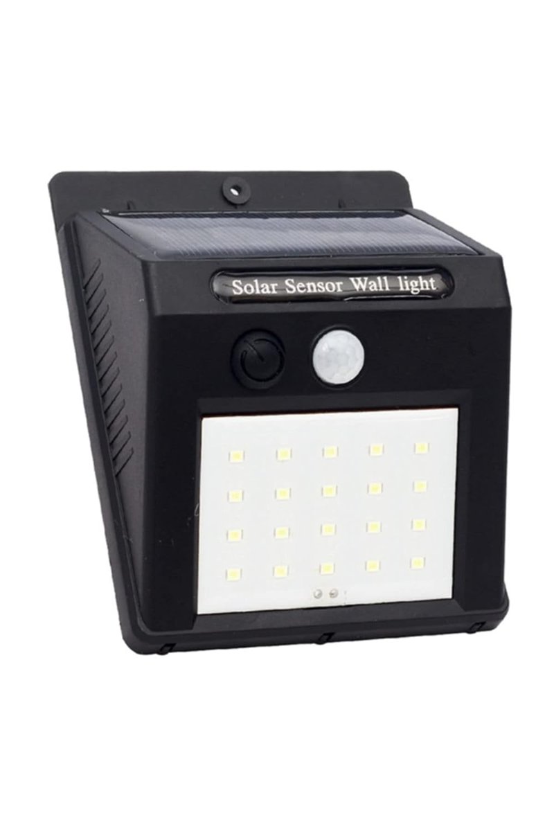 Chermik Sm-8006 Solar Sensörlü Duvar Tipi 20 Ledli Led Aplik