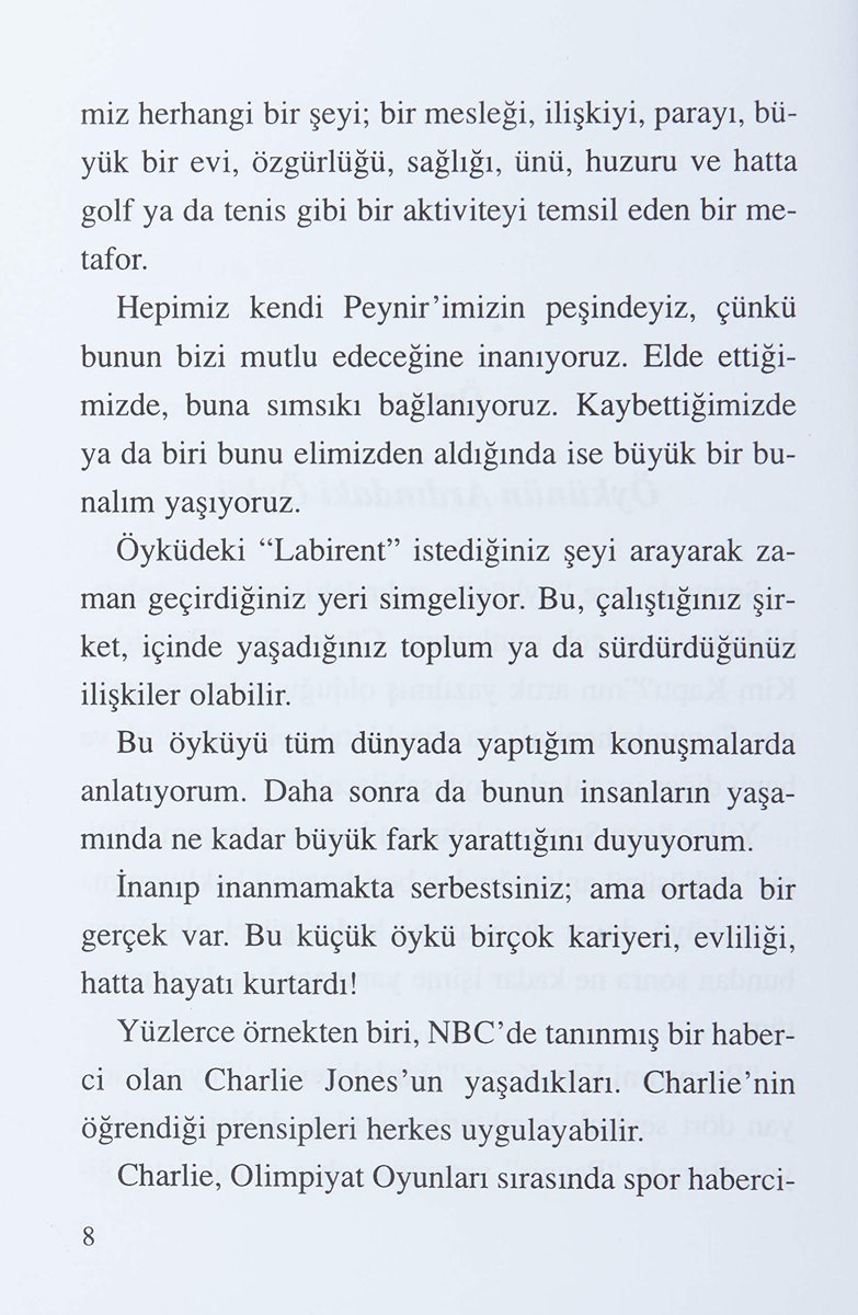 Peynirimi Kim Kaptı?: İşinizde ve Özel Yaşamınızda Değişime Uyum Sağlamanın Etkili Bir Yolu