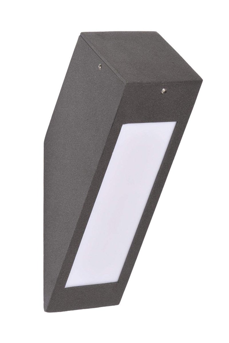 AVONNI BAP-68236-BSY-M2-LED Siyah Elektrostatik Toz Boyalı Dış Mekan Aydınlatma, LED, Alüminyum Profil, Pleksi, 10x10cm