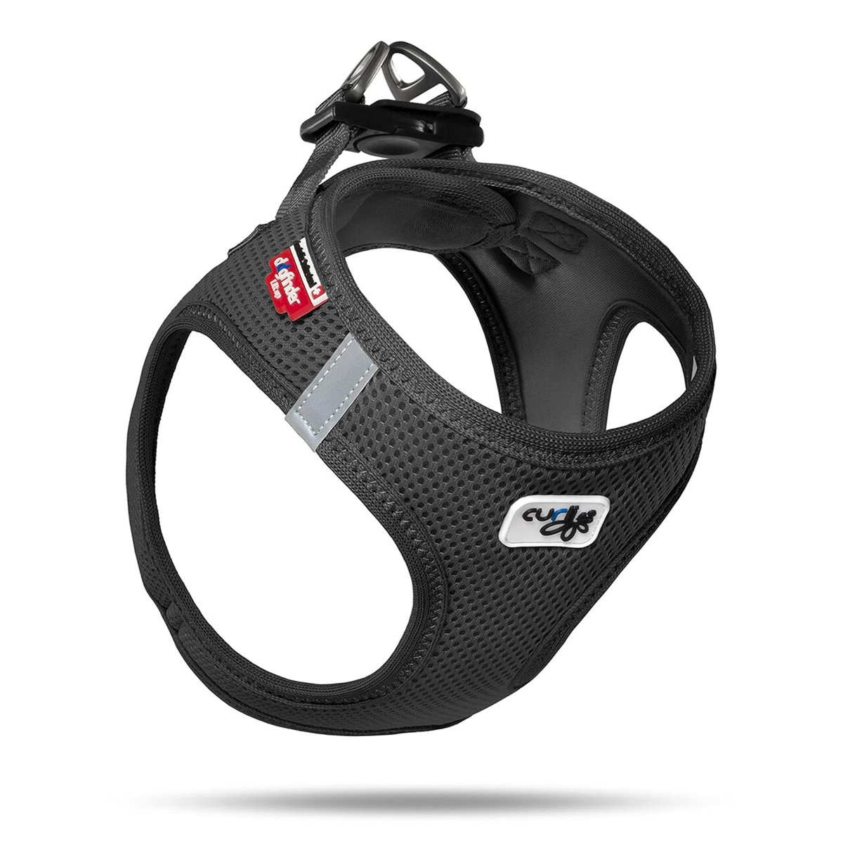 CURLI VEST HARNESS AIR-MESH BLACK 2XS
