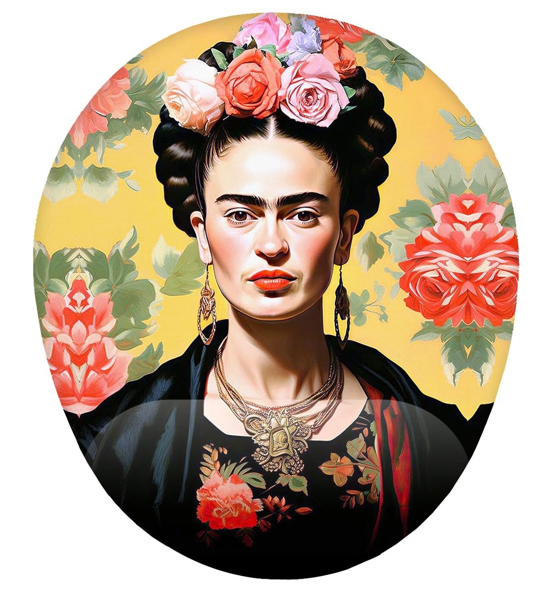 Frida Kahlo Bilek Destekli Mouse Pad