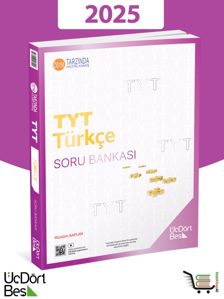 ÜçDörtBeş Yayınları TYT TÜRKÇE SORU BANKASI