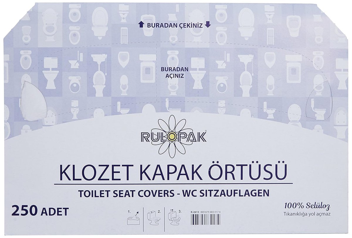 Rulopak R-2613 Klozet Kapak Örtüsü