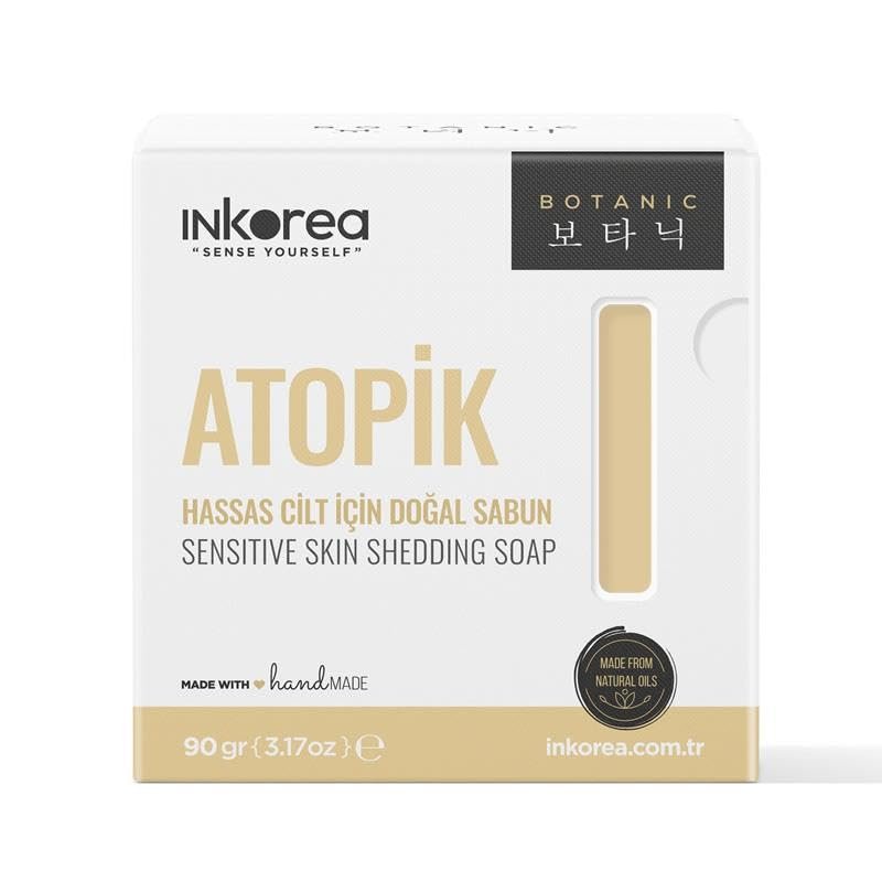 İnkorea Atopik Hassas ve Kuru Ciltler İçin Nemlendirici Sabun/Gentle Moisturizing Soap for Sensitive  Dry Skin