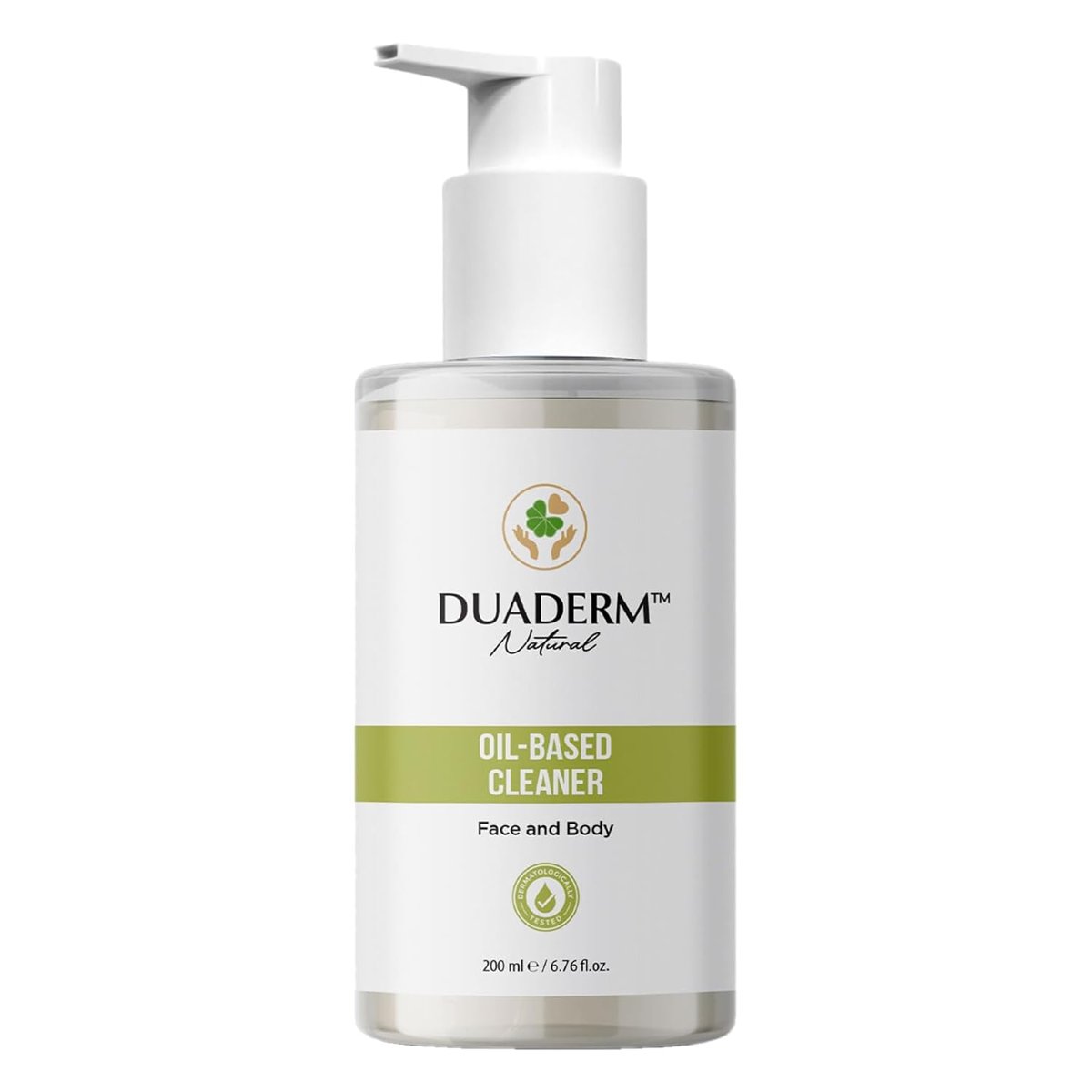 Duaderm Yüz ve Vücut Temizleme Yağı, Doğal İçerikli Derin Temizleyici, Nemlendirici, 200 ml