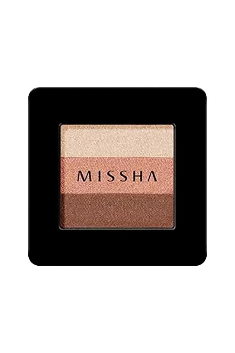 Yumuşak Dokulu, Dökülme Yapmayan 3 Renkli Göz Farı Triple Shadow (No.14 Dewy Apricot)