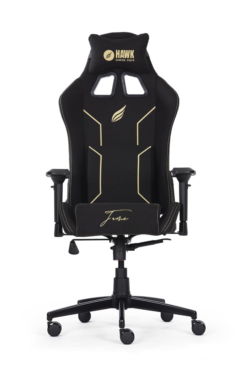 Hawk Gaming Chair Fame Gold Kumaş Oyuncu Koltuğu