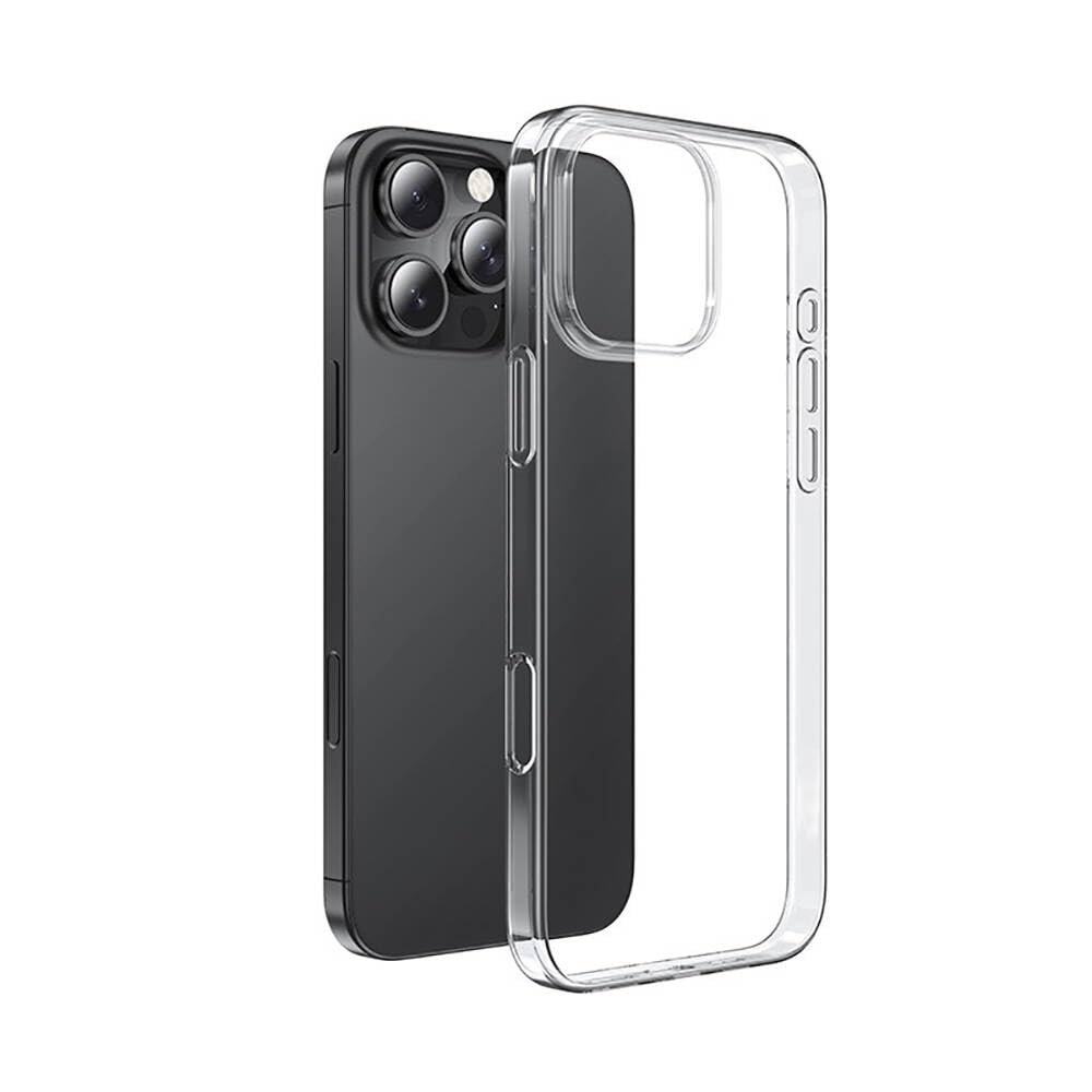 Zore Apple ile uyumlu iPhone 16 Pro Max Kılıf Zore Süper Silikon Kapak Şeffaf