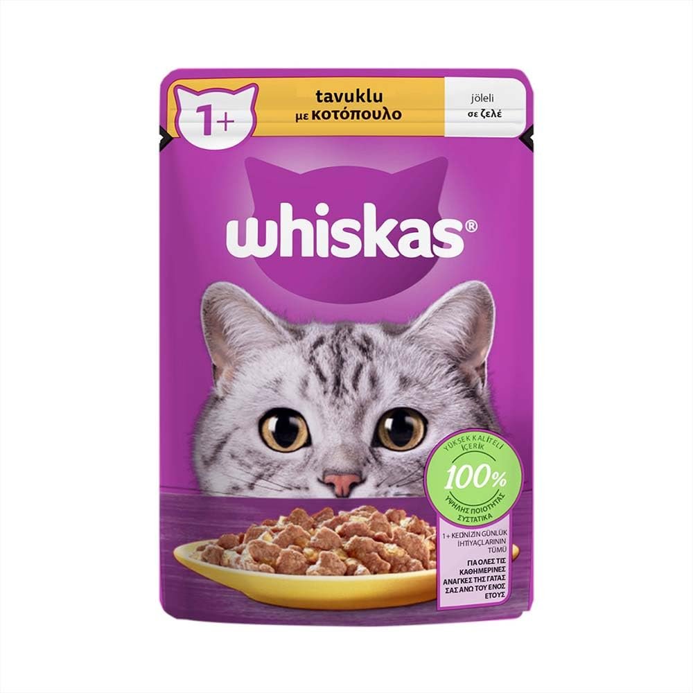 Whiskas Tavuklu Poşet Kedi Yaş Mama 85 G Tekli Paket
