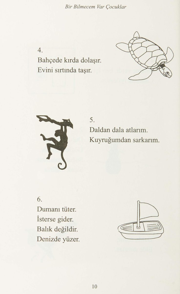 Bir Bilmecem Var Çocuklar