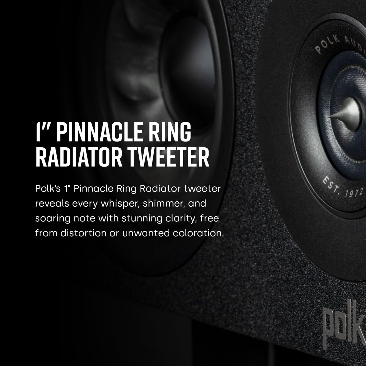 Polk Audio Reserve Serisi R350 İnce Orta Kanal Hoparlör, Beyaz